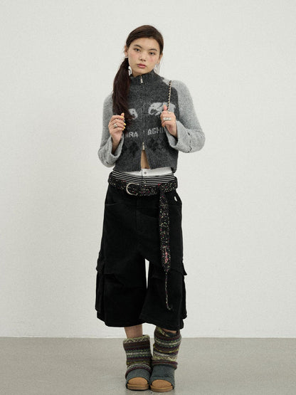 Achihara Babar Story Alpaca Knit Sweater