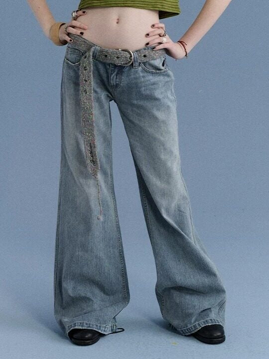 Achihara_Beach_Washed_Low_Waist_Slight_Stretch_Women&