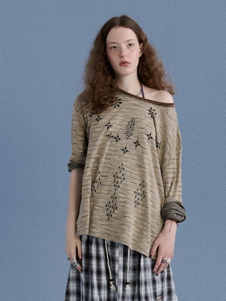 Achihara_Biscuit_Brown_Uv_Protection_Round_Neck_Women&