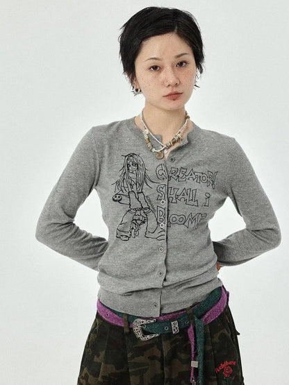 Blooming Poetry Knit Cardigan
