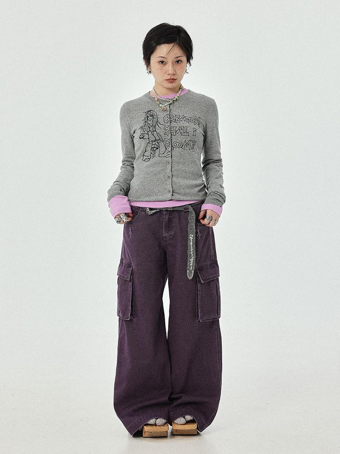 Achihara Blooming Poetry Knit Cardigan