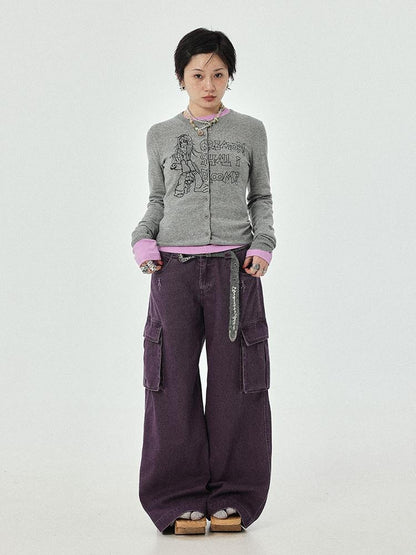 Achihara Blooming Poetry Knit Cardigan