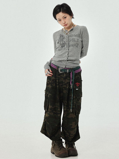 Achihara Blooming Poetry Knit Cardigan