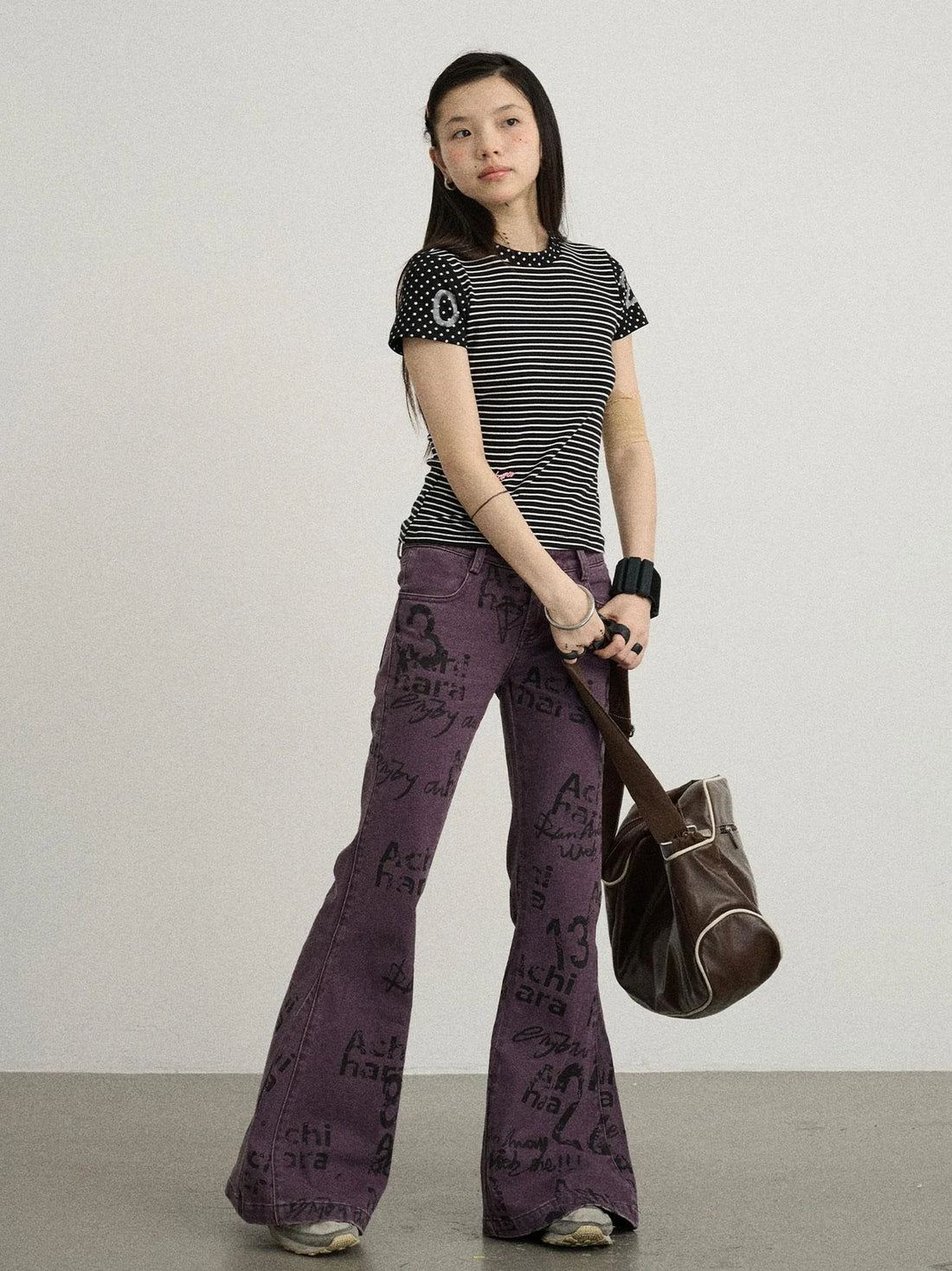 Blueberry Flare Denim Pants