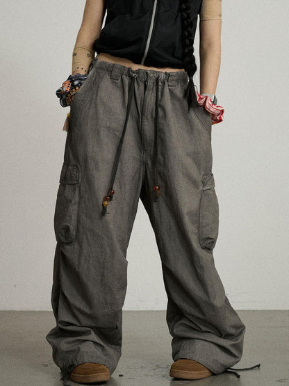 Achihara Blurred Focus Wide Leg Trousers