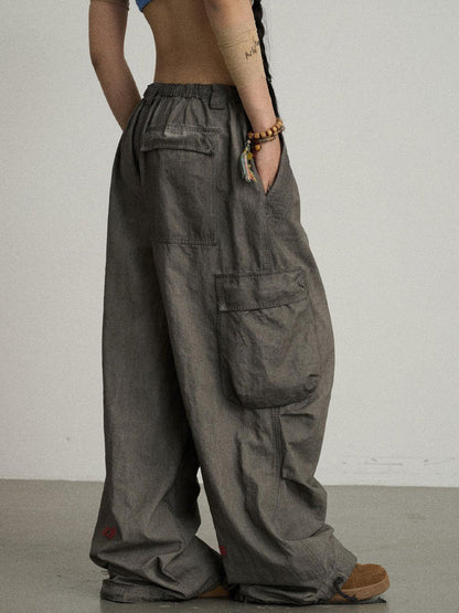 Achihara Blurred Focus Wide Leg Trousers