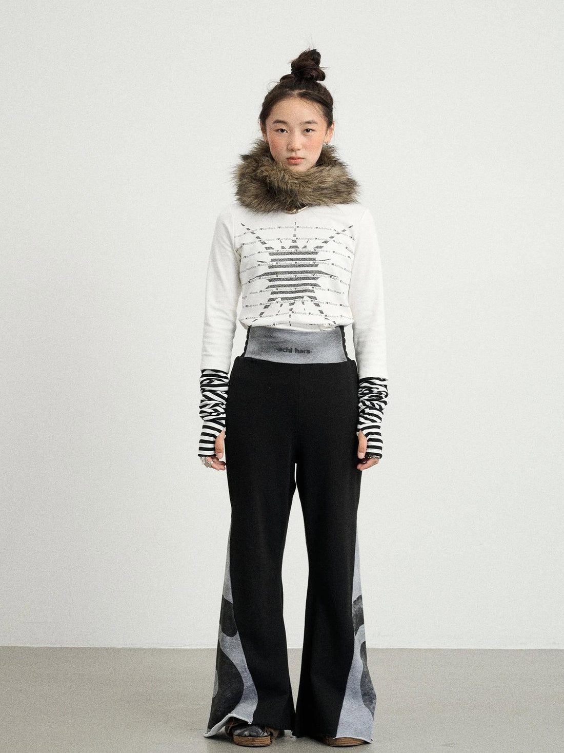 Boxing Girl Flared Sweatpants