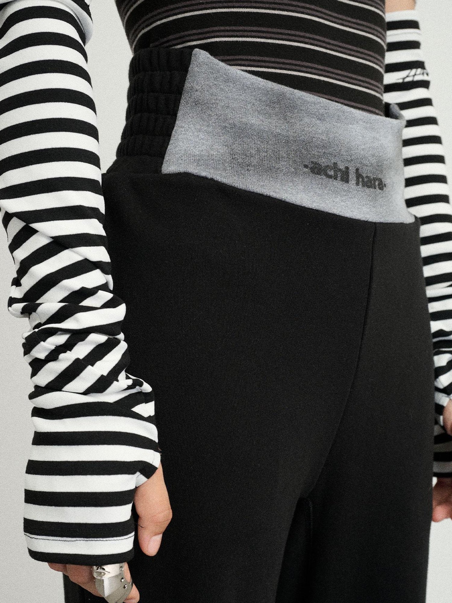 Achihara Boxing Girl Flared Sweatpants