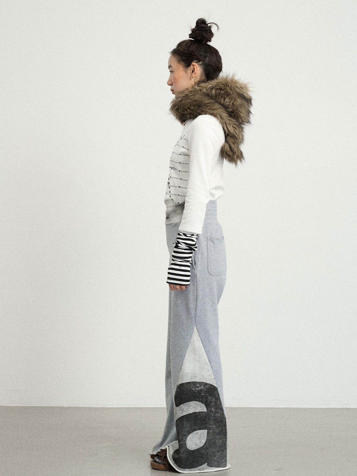 Achihara Boxing Girl Flared Sweatpants