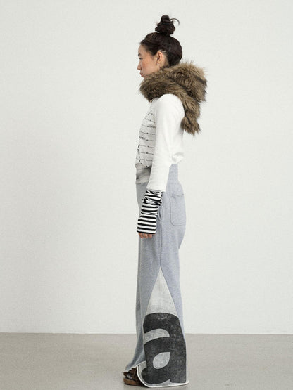 Achihara Boxing Girl Flared Sweatpants
