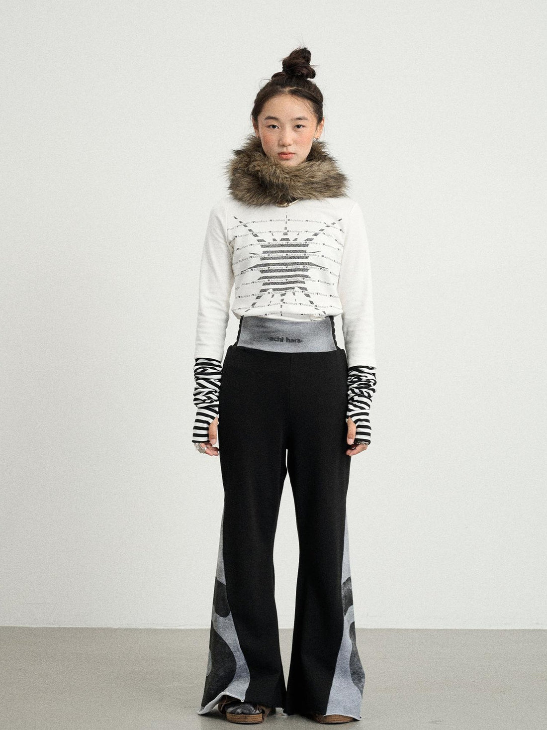 Achihara Boxing Girl Flared Sweatpants