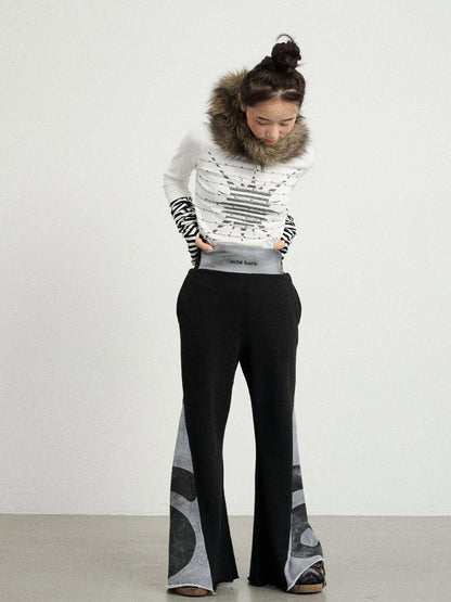 Boxing Girl Flared Sweatpants