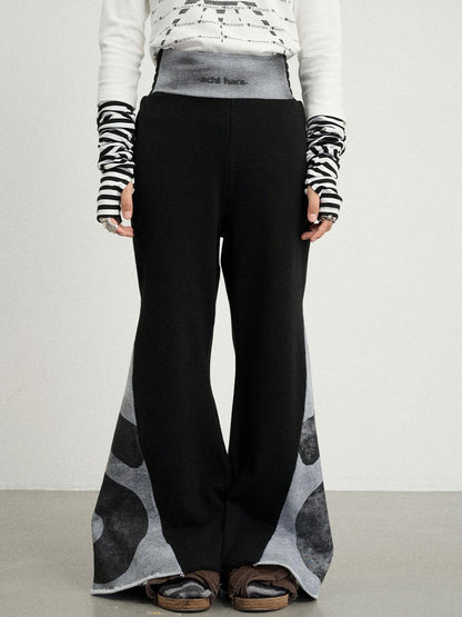 Achihara Boxing Girl Flared Sweatpants