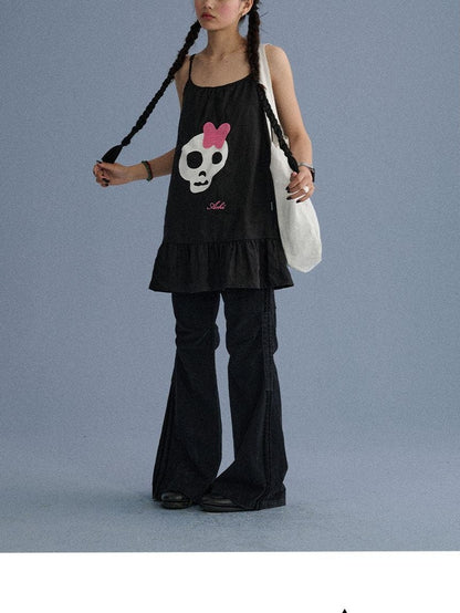 Achihara Breathable 100 Percent Linen Loose A Line Sleeveless City Commuter Tank Camisoles