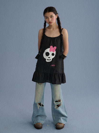 Achihara Breathable 100 Percent Linen Loose A Line Sleeveless City Commuter Tank Camisoles