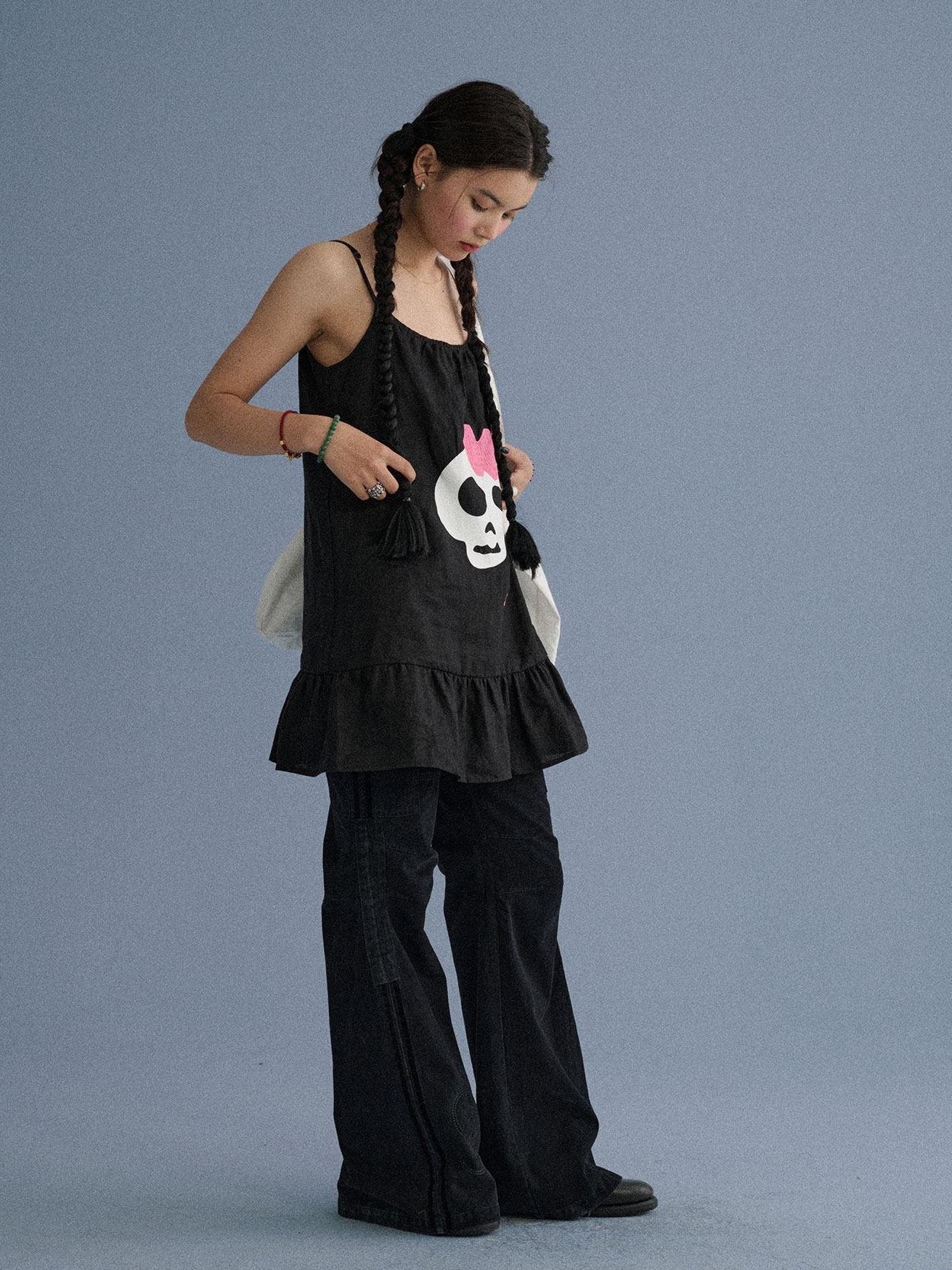 Achihara Breathable 100 Percent Linen Loose A Line Sleeveless City Commuter Tank Camisoles