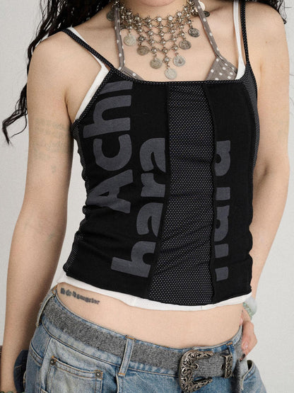 Achihara Breathable Split Knit Summer Tee