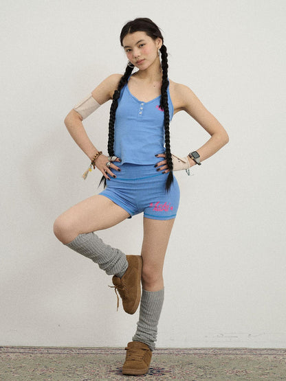 Achihara Breton Candy Strap Tank