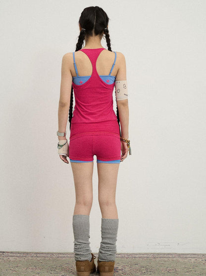 Achihara Breton Candy Strap Tank
