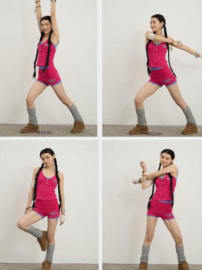 Achihara Breton Candy Strap Tank