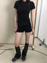 Achihara Breton Chain Romance Stretch Shorts