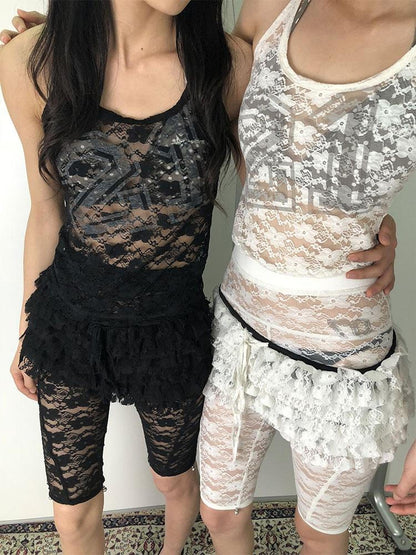 Achihara Breton Chun Lace Bralette Top
