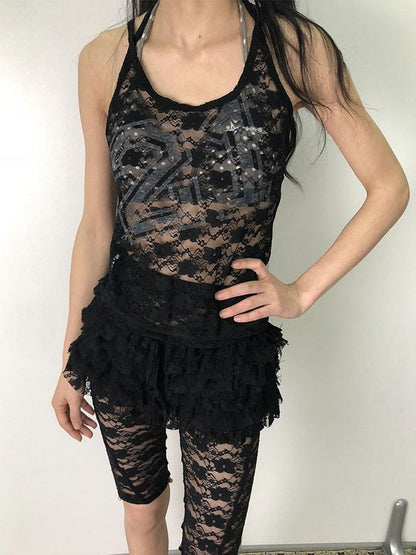 Achihara Breton Chun Lace Bralette Top