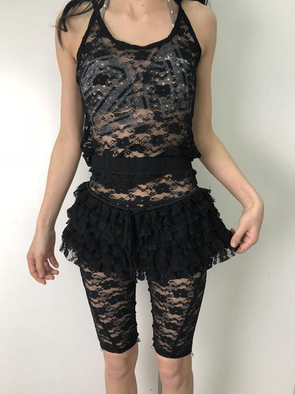 Achihara Breton Chun Lace Bralette Top