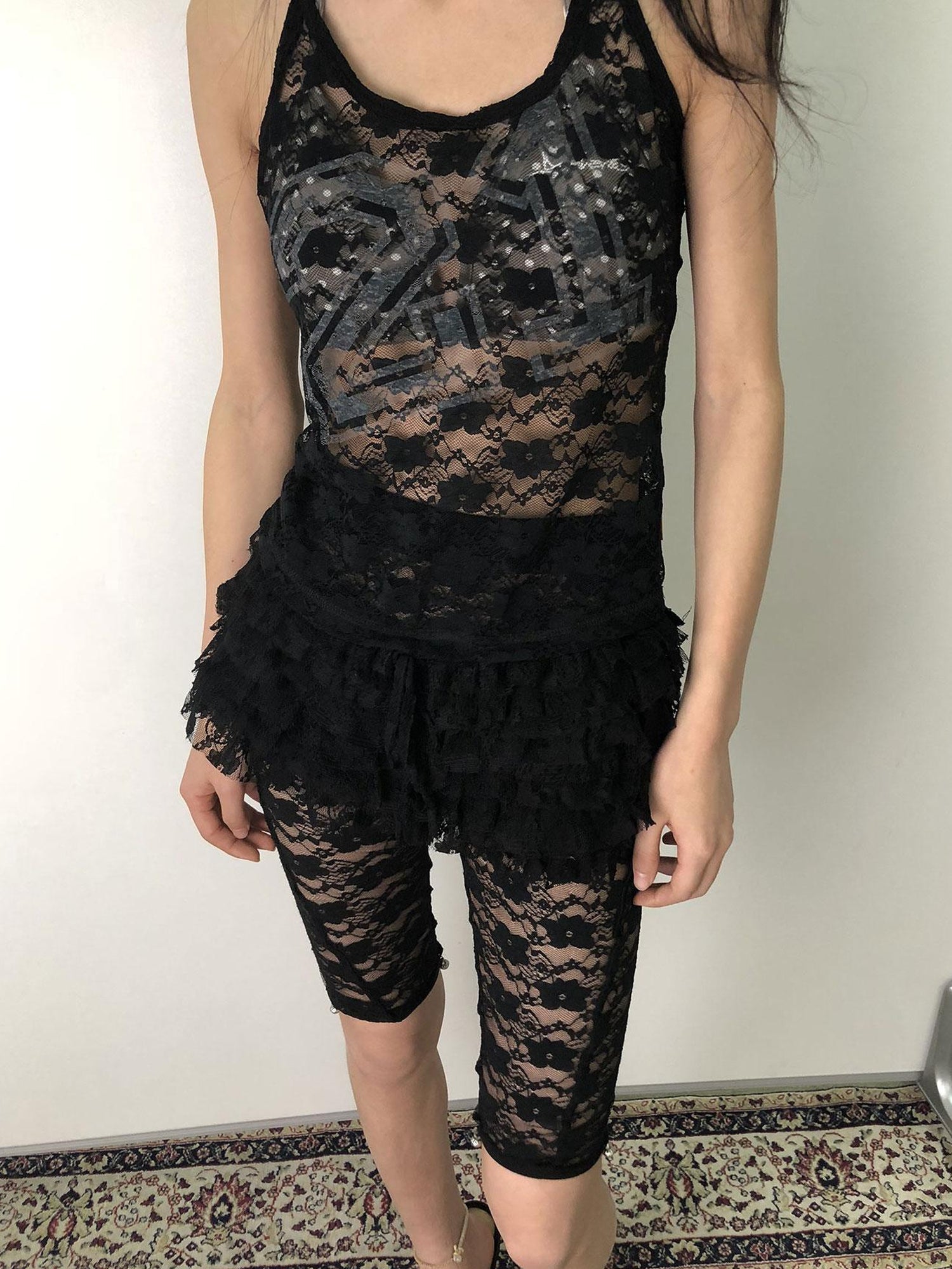 Achihara Breton Chun Lace Pants