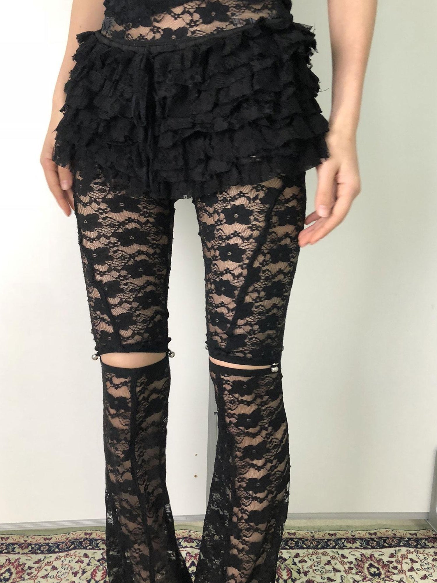 Achihara Breton Chun Lace Pants