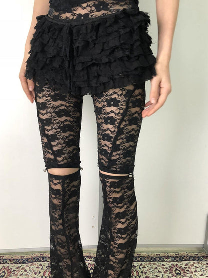 Achihara Breton Chun Lace Pants
