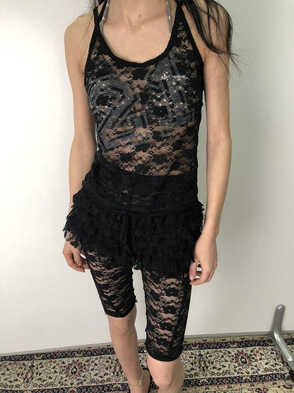 Achihara Breton Chun Lace Pants