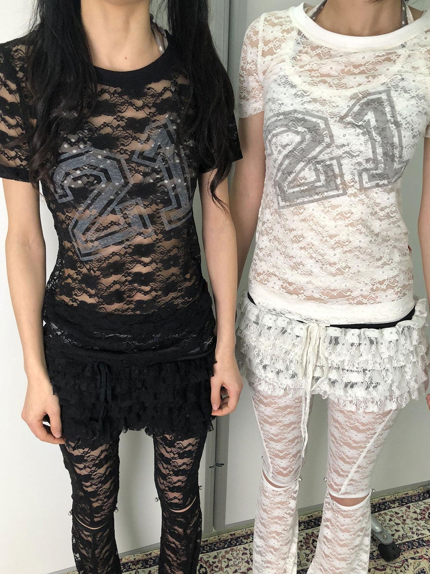 Achihara Breton Chun Lace Summer Tee