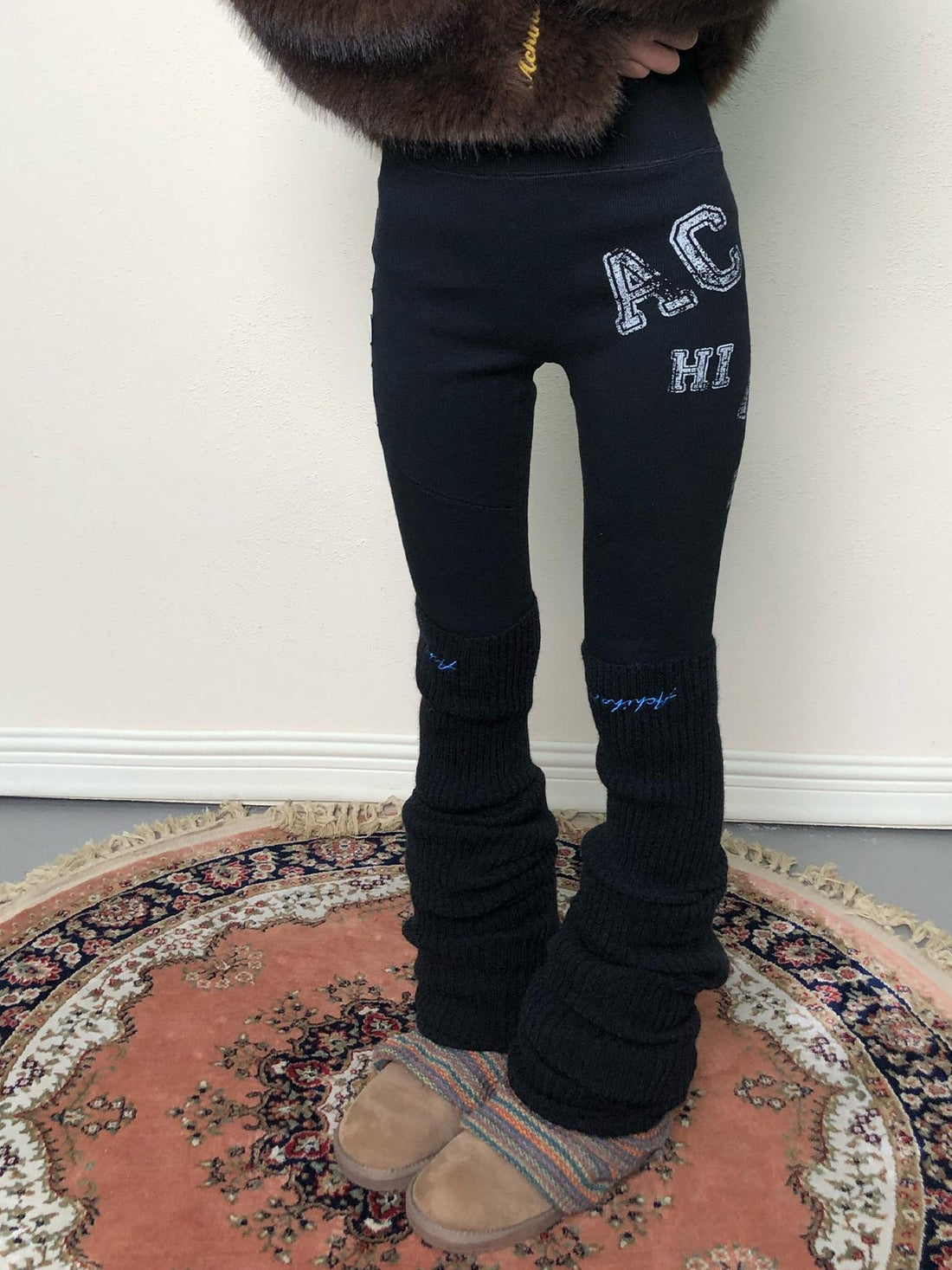 Achihara Breton Coco Fleece Lined Pants