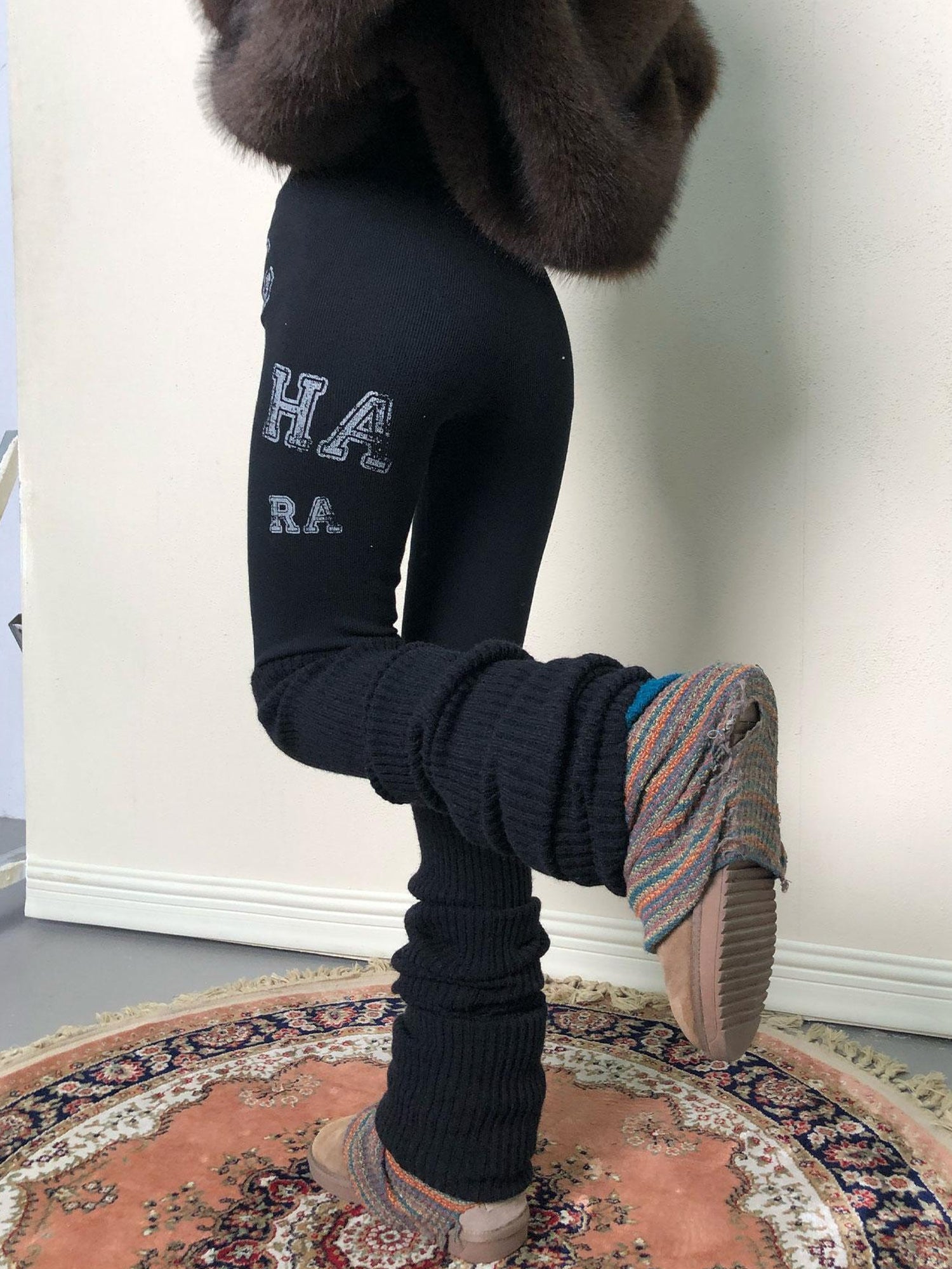 Achihara Breton Coco Fleece Lined Pants
