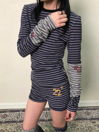 Breton Star Spot Long Sleeve Tee