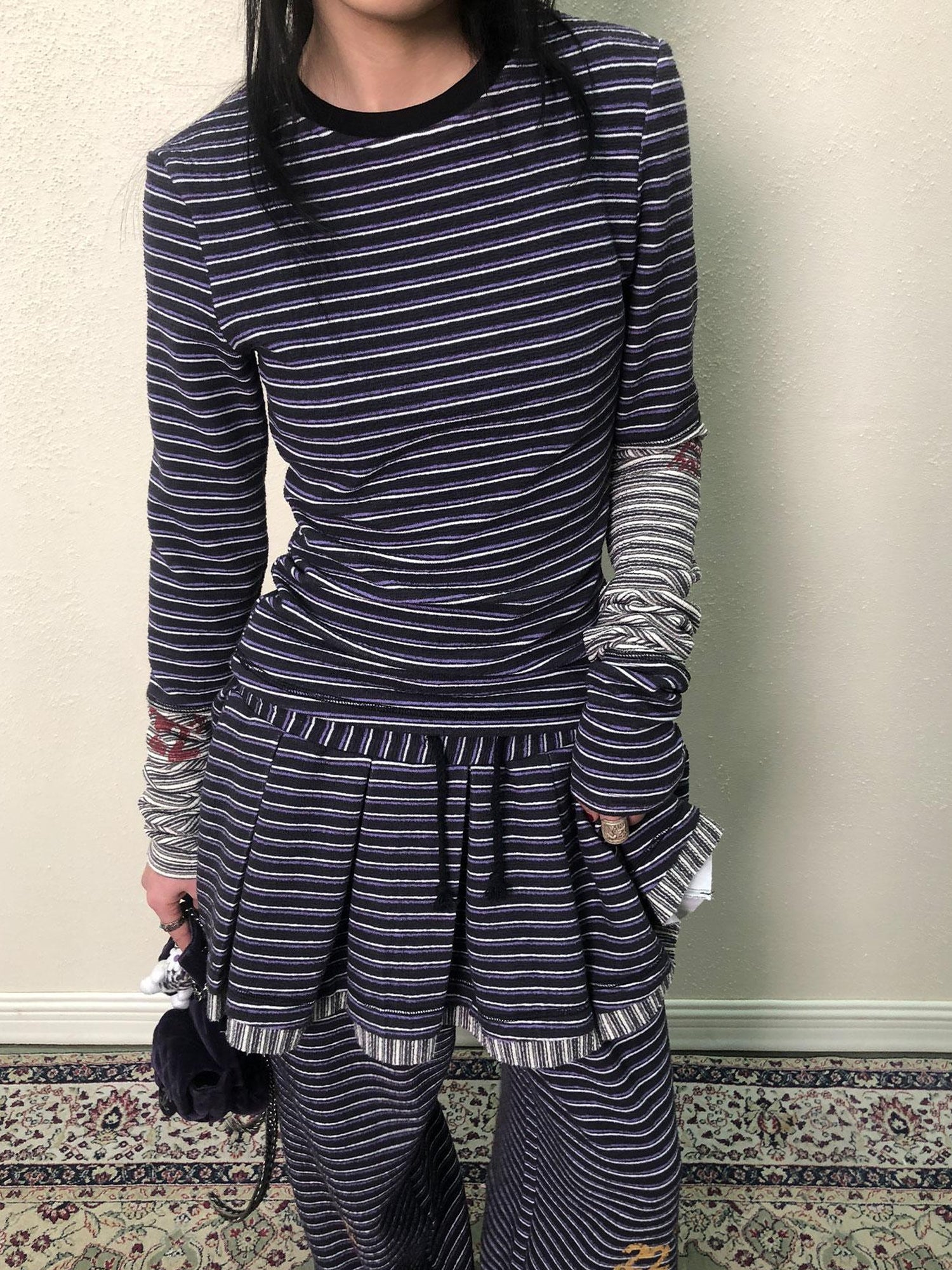 Achihara Breton Star Spot Long Sleeve Tee