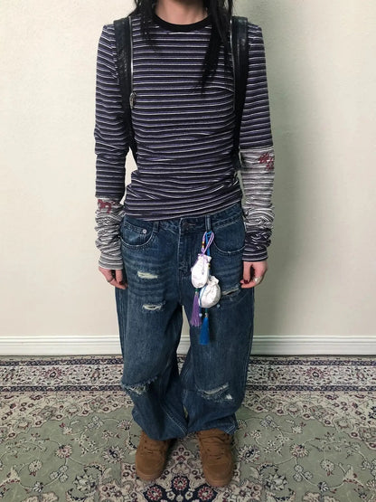 Breton Star Spot Long Sleeve Tee