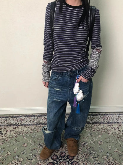 Breton Star Spot Long Sleeve Tee