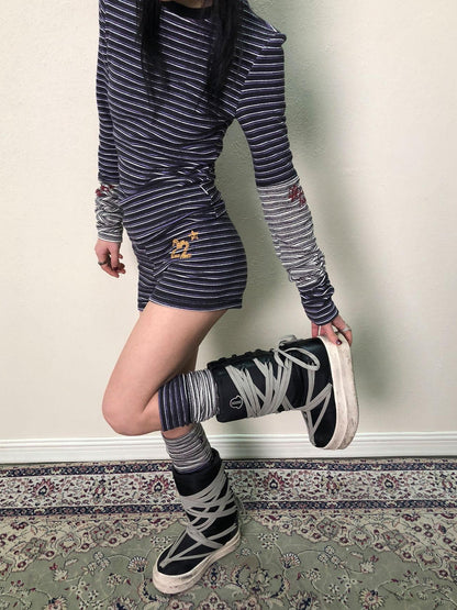 Achihara Breton Star Spot Long Sleeve Tee
