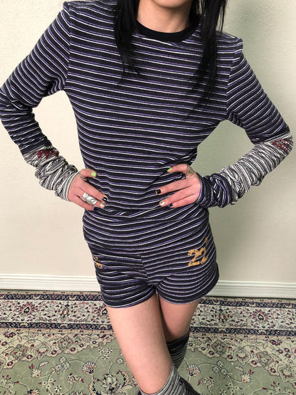 Achihara Breton Star Spot Long Sleeve Tee