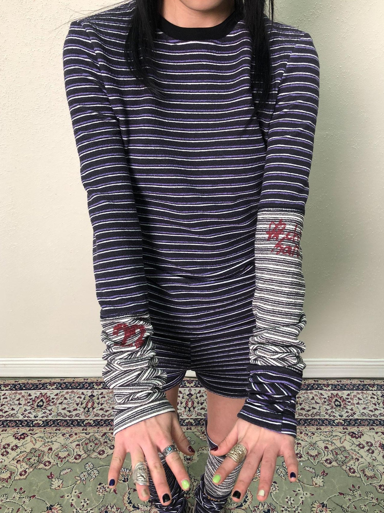 Achihara Breton Star Spot Long Sleeve Tee