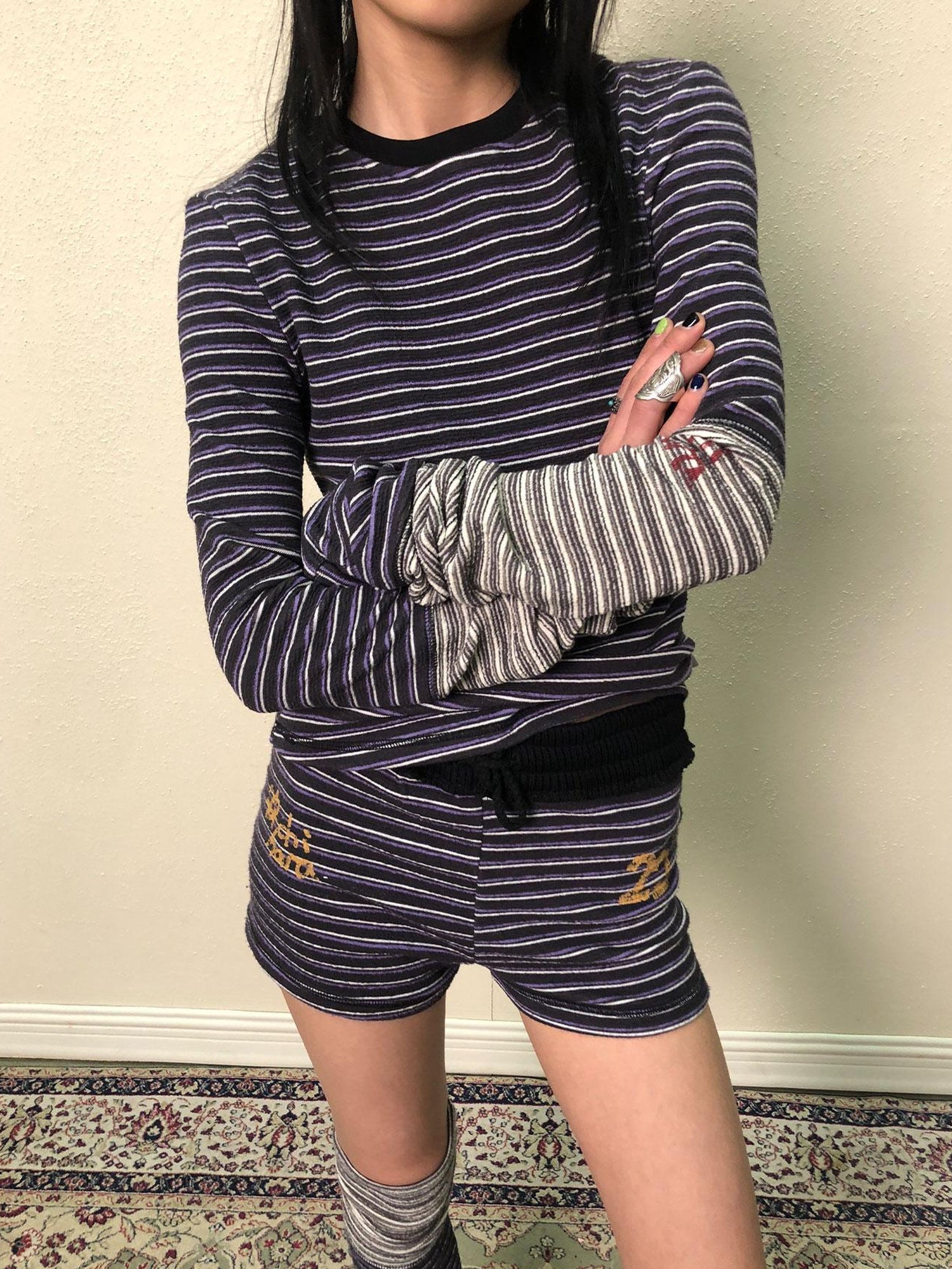 Achihara Breton Star Spot Long Sleeve Tee