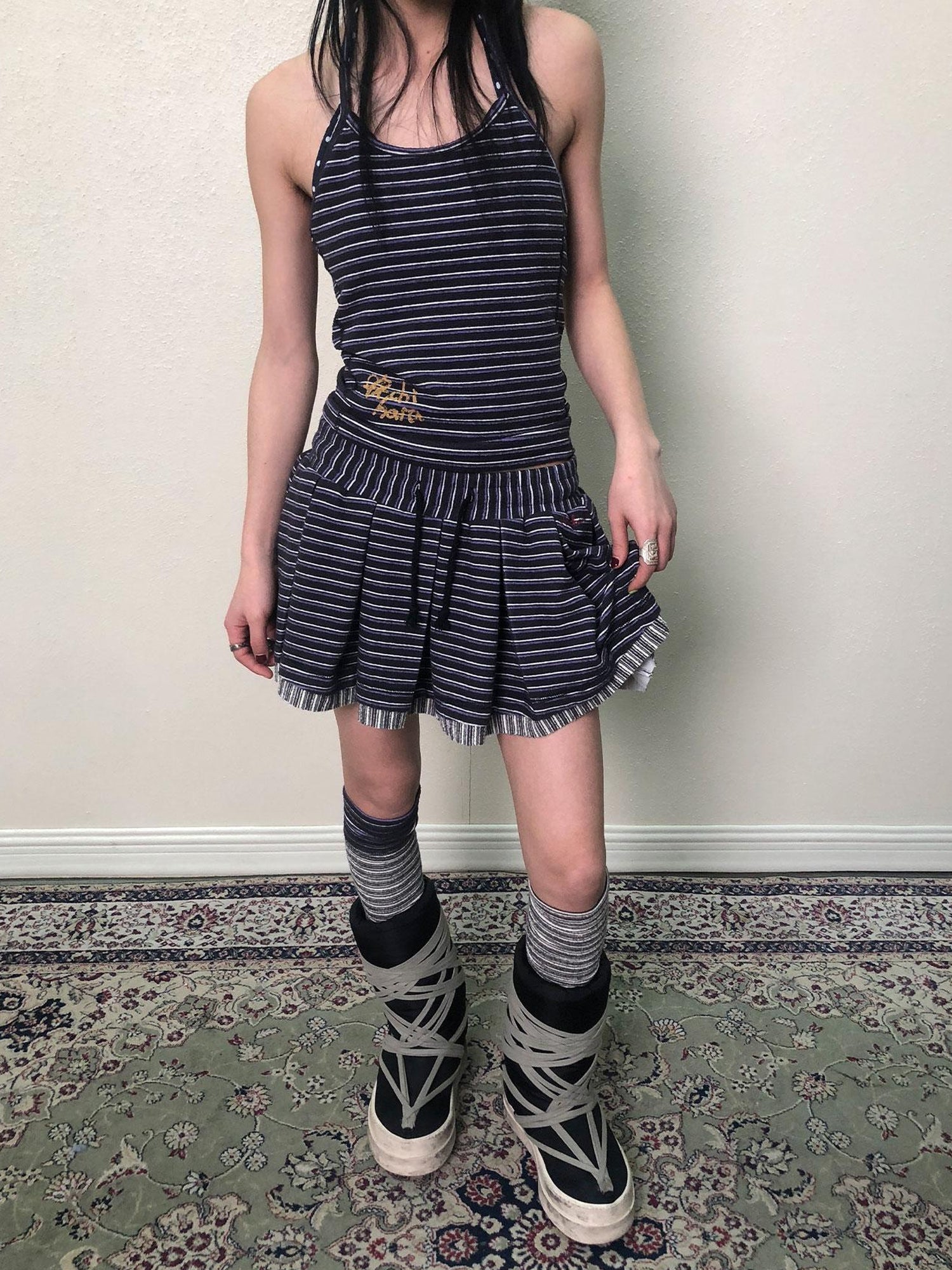 Achihara Breton Star Spotted Halter Top