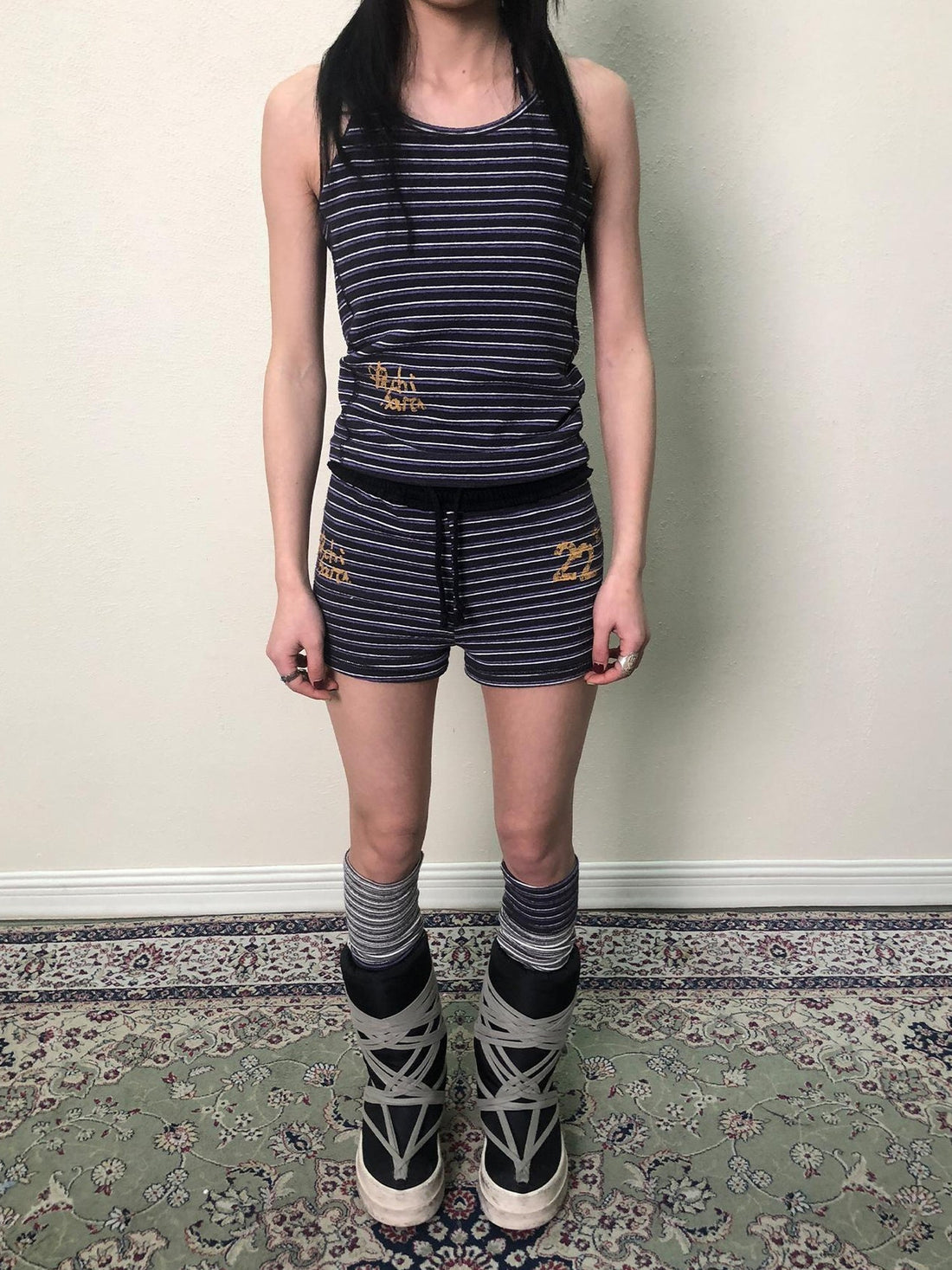 Achihara Breton Star Spotted Halter Top