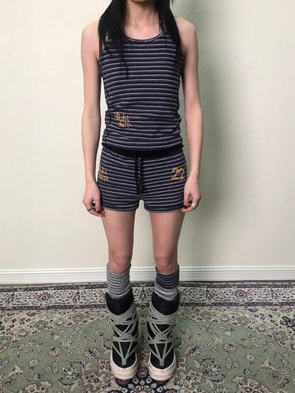 Achihara Breton Star Spotted Halter Top