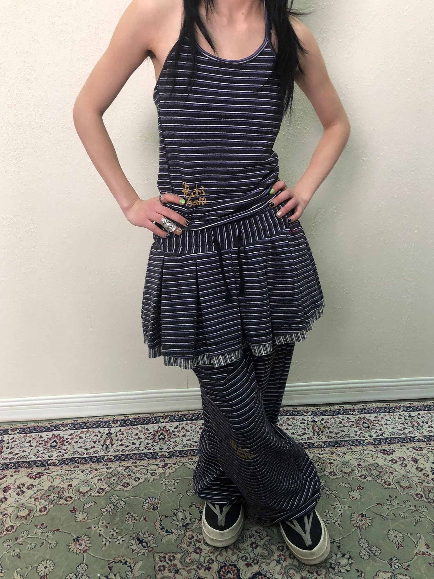Achihara Breton Star Spotted Halter Top