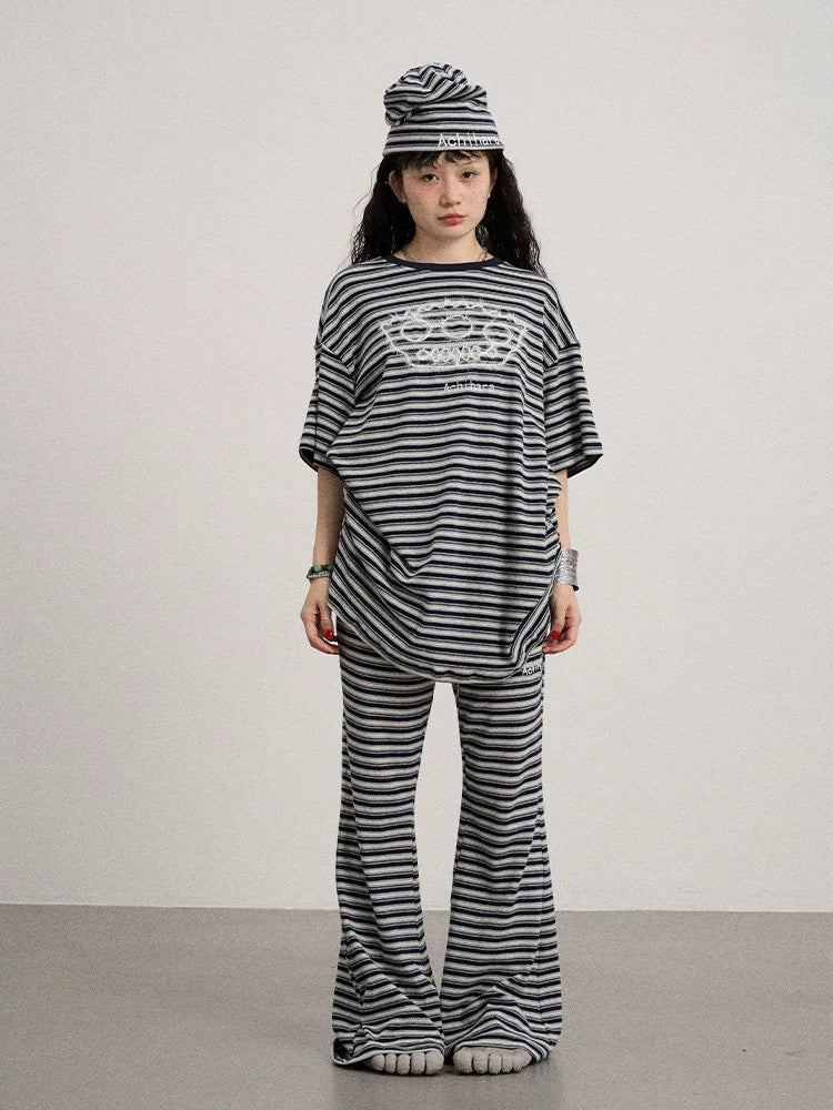 Achihara Breton Stripe Short Sleeve T Shirt-1