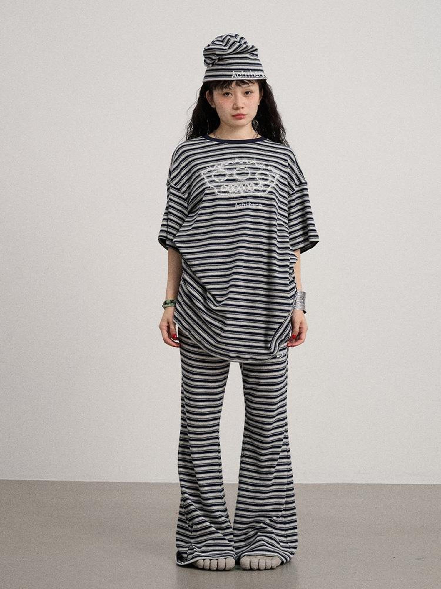 Achihara Breton Stripe Short Sleeve T Shirt