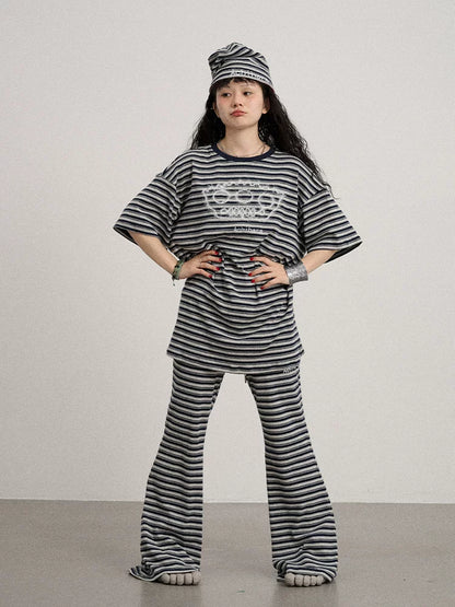 Achihara Breton Stripe Short Sleeve T Shirt-3